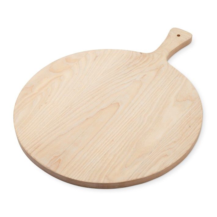 Ash Wood Round Cheese Board, Large | Williams-Sonoma