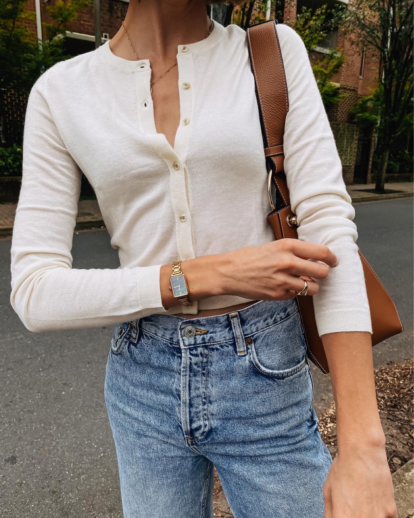 The softest tiny cardigan — Perfect for draping over the finest silk dress or tossing atop your favorite jeans. 