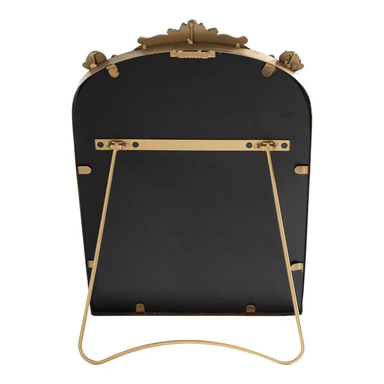 Kate and Laurel Arendahl Glam Table Mirror, 12 x 18, Gold, Traditional Chic Mirror for Wall | Walmart (US)