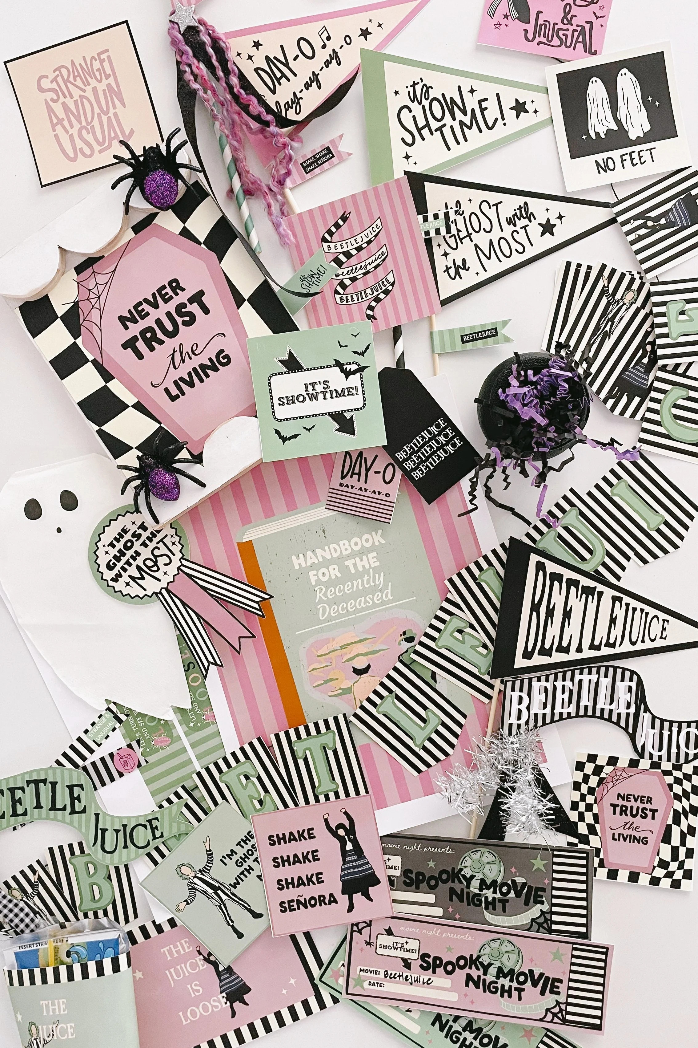 Beetlejuice Collection | Printable bundle | The Letter Vee