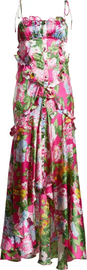 ASOS DESIGN Floral Print Ruffle Dress | Nordstrom | Nordstrom