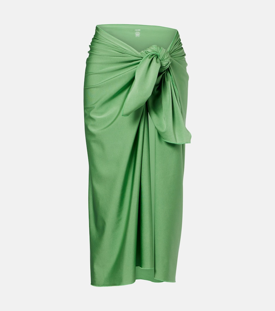 Jade Swim Nyla satin beach cover-up | Mytheresa (US/CA)