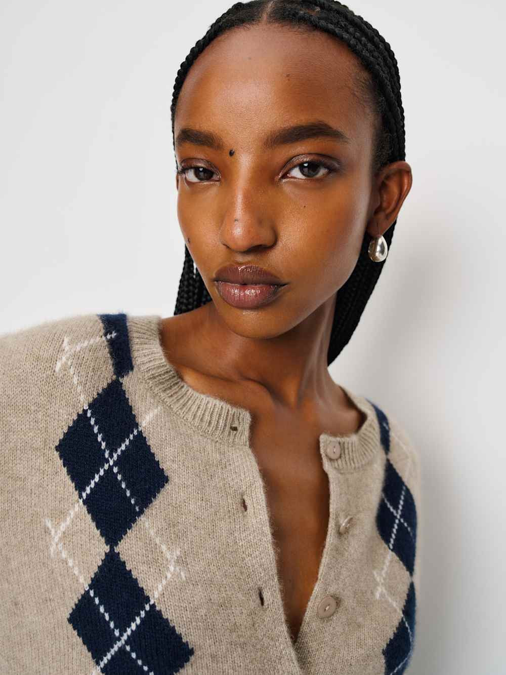 Clara Cashmere Crew Cardigan | Reformation (Global)