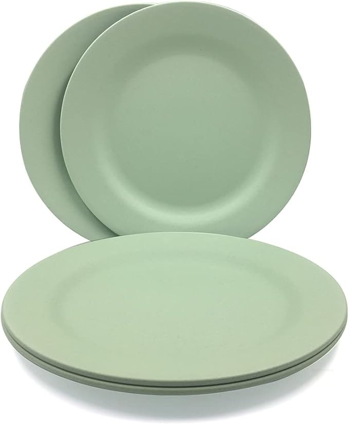 4 Pack 13 Inch Extra large Size Dinner Plate Sets, Delicious Pasta Plates, Unbreakable Dishes, Li... | Amazon (US)
