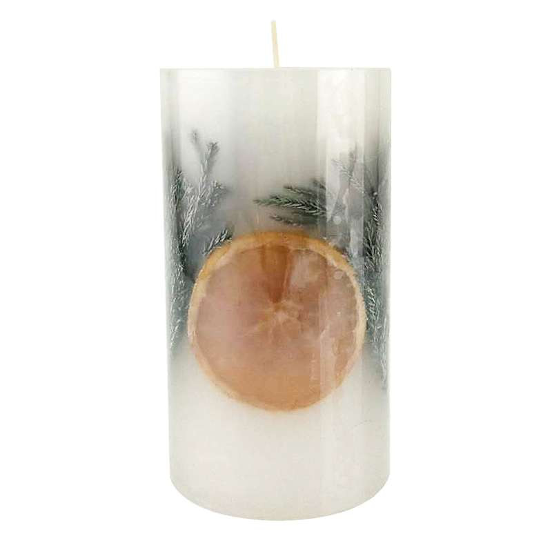 Christmas Botanical Pillar, 3x6 | At Home