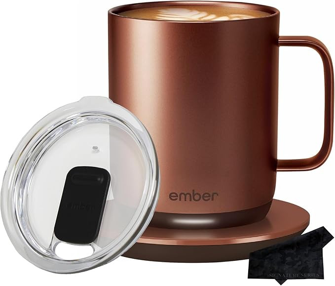 Ember Temperature Control Smart Mug 2, 14 oz Copper | App Controlled Heated Coffee Cup | Double y... | Amazon (US)