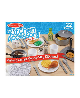 Melissa & Doug 22-Piece Play Kitchen Accessories Set - Utensils, Pot, Pans, and More - Macy's | Macy's