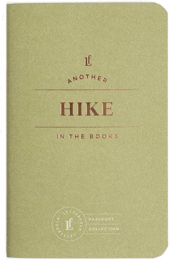 Letterfolk Hike Passport Journal — Pocket-sized Experience Hiking Book (3.5" W x 5.5" H) | Amazon (US)