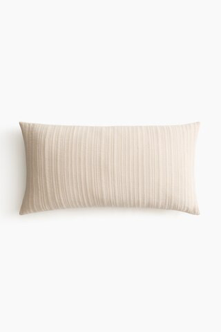 H & M - Quilted Cotton Cushion Cover - Light Dusty Beige | H&M (US + CA)