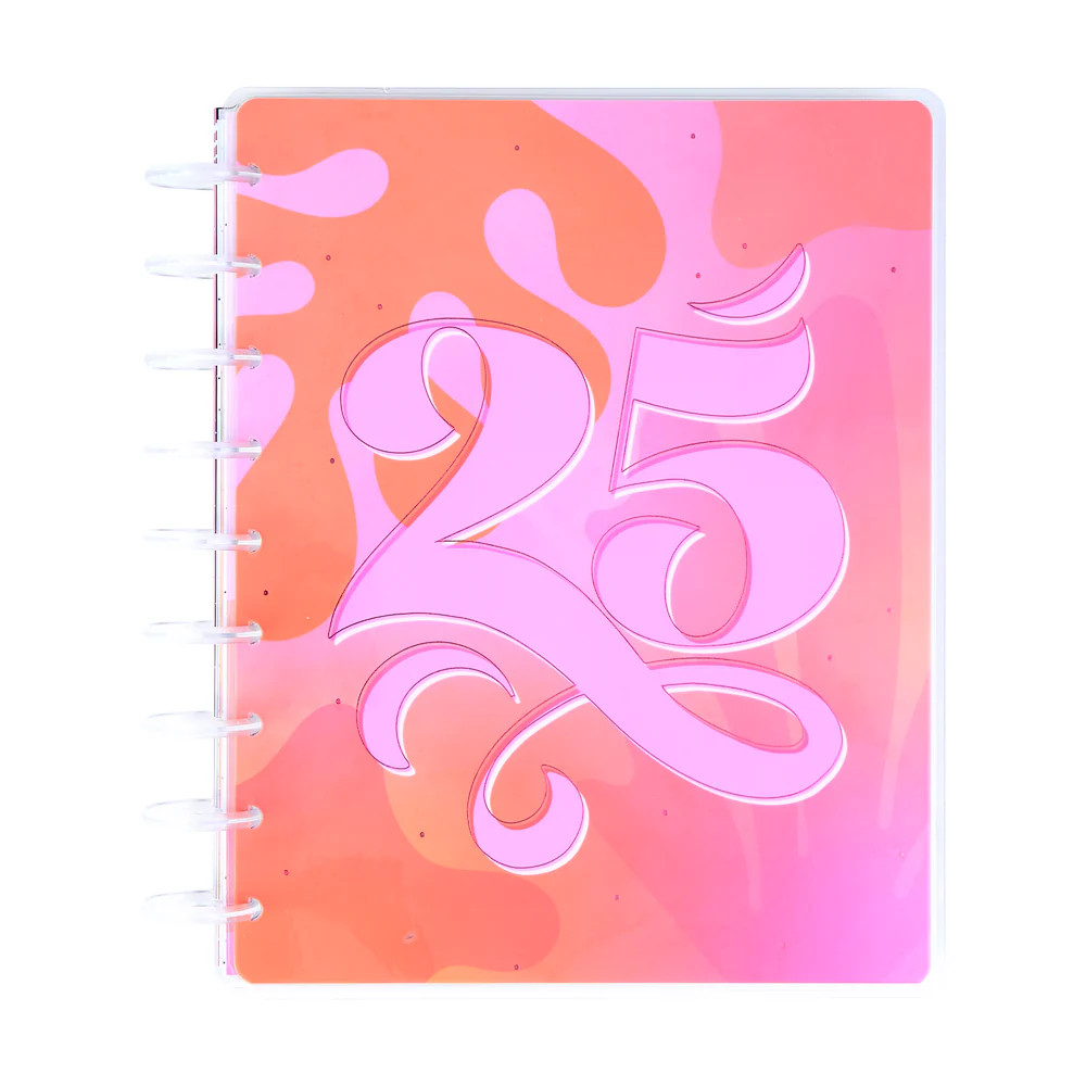 2025 Vivid Tropics Planner - Classic Dashboard Layout - 12 Months | Happy Planner