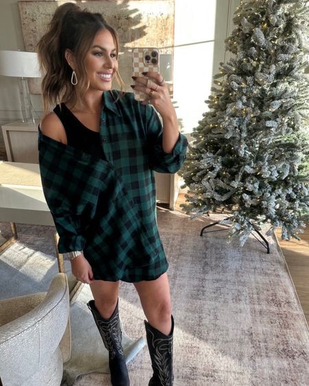 Styling the Hunter Plaid Dress and Postie boots from The Post.  Shops the looks below! USE CODE POSTIE20 for 20% OFF.

#LTKsalealert #LTKstyletip