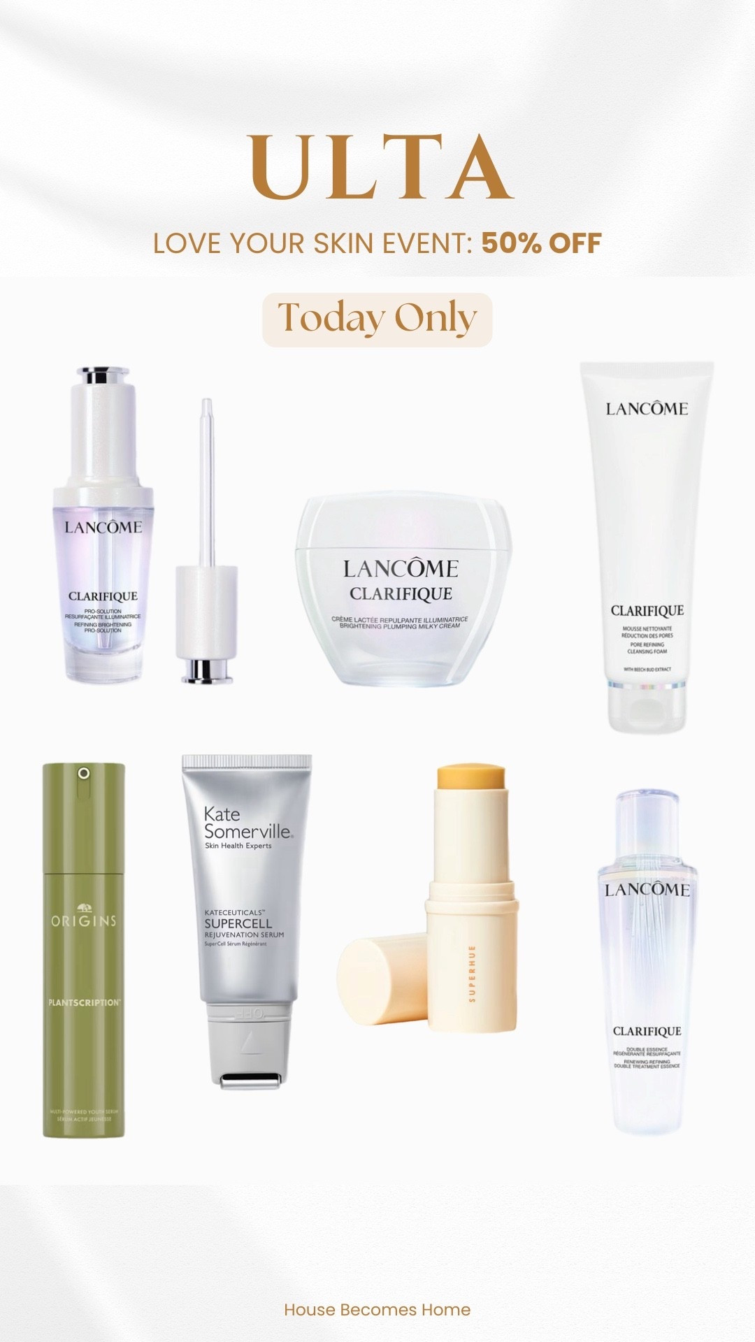 Ulta 50% off today only!



#LTKBeauty #LTKFindsUnder50 #LTKSaleAlert