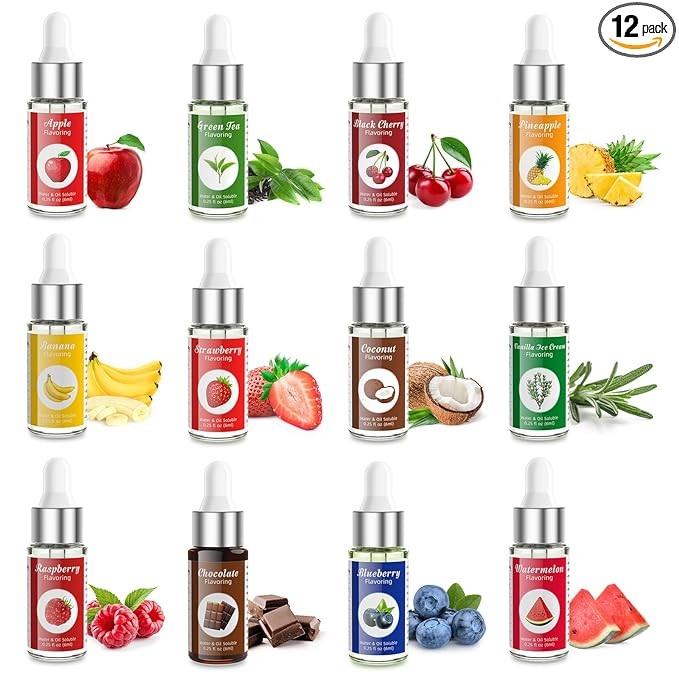 Nomeca Food Flavoring Oil, Candy Flavors Strawberry Chocolate Vanilla Flavoring Extract for Bakin... | Amazon (US)