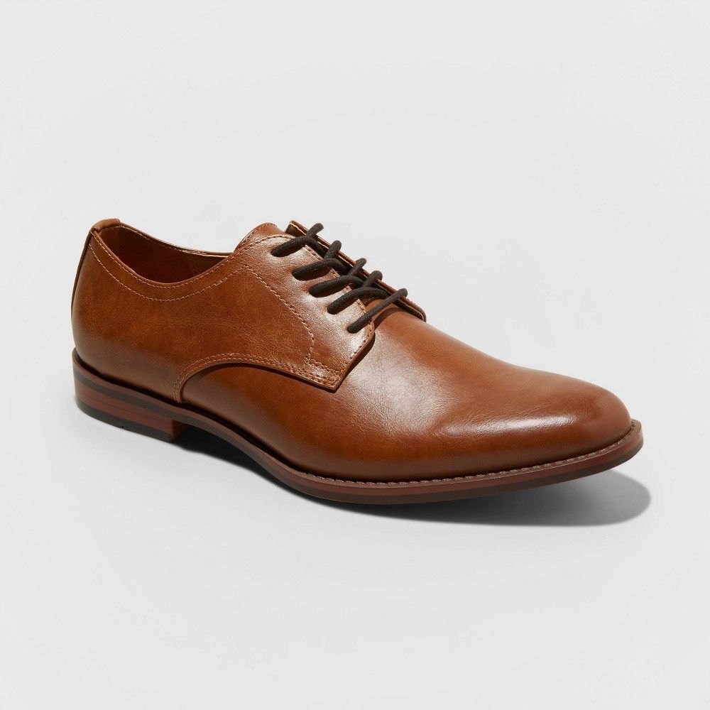 Men's Benton Oxford Dress Shoes - Goodfellow & Co Brown 13 | Target