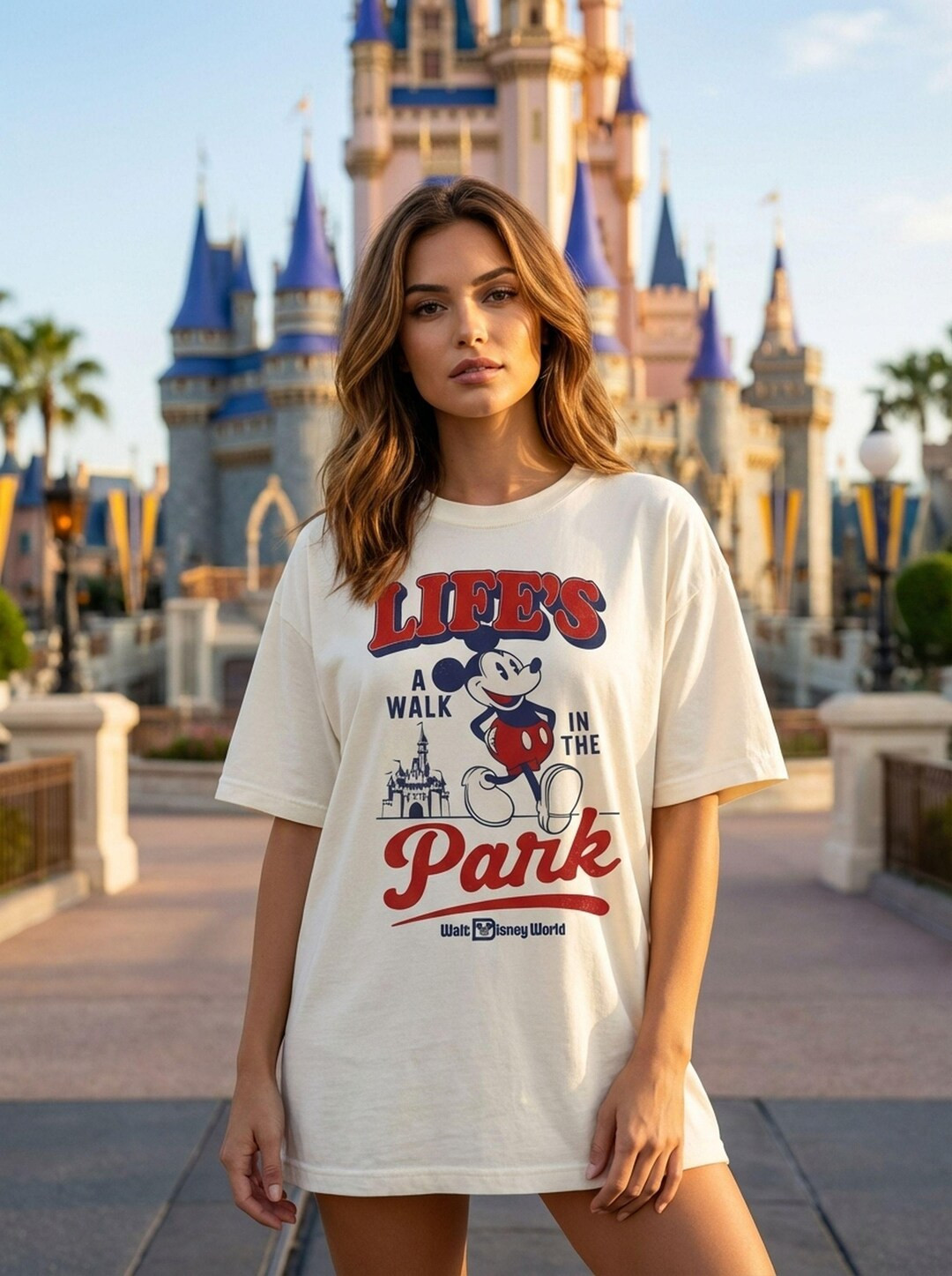 Vintage Mickey Mouse Life's A Walk In The Park Shirt, Disney Walt Disney World Shirt T-shirt, Dis... | Etsy (US)