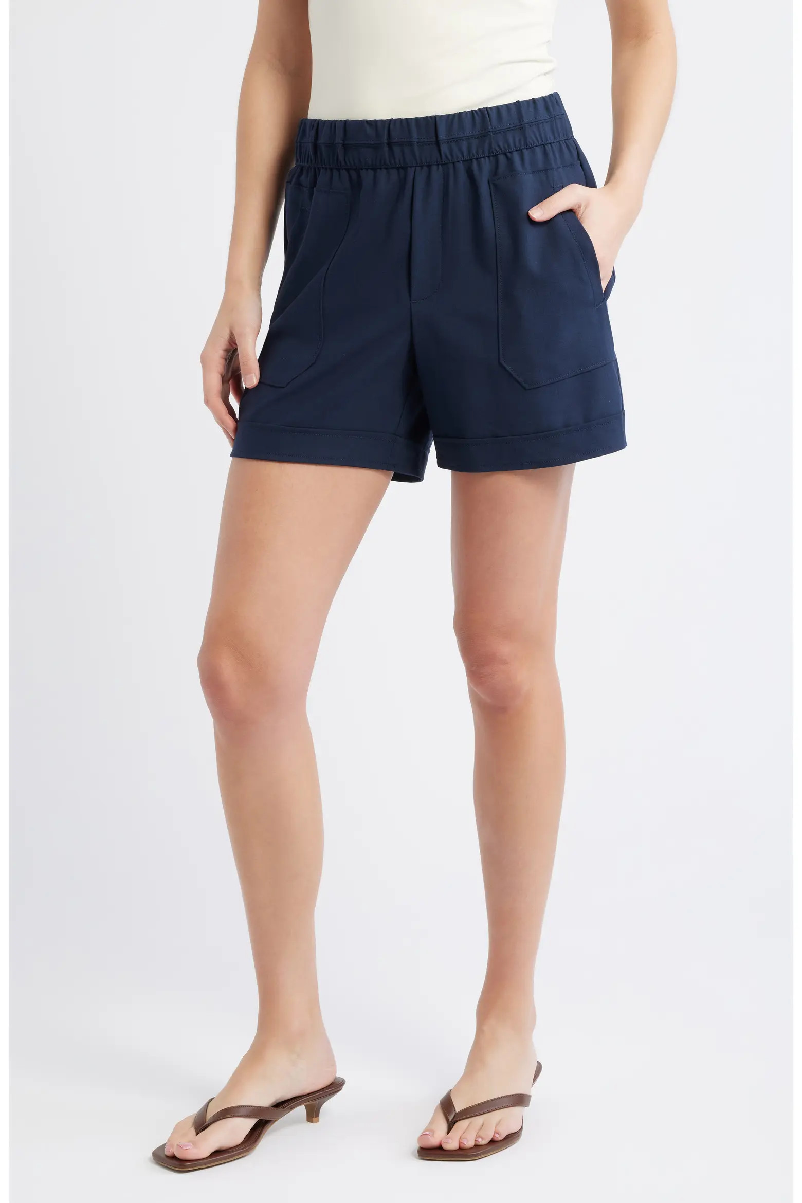 Skyrise Patch Pocket Shorts (Women) | Nordstrom | Nordstrom