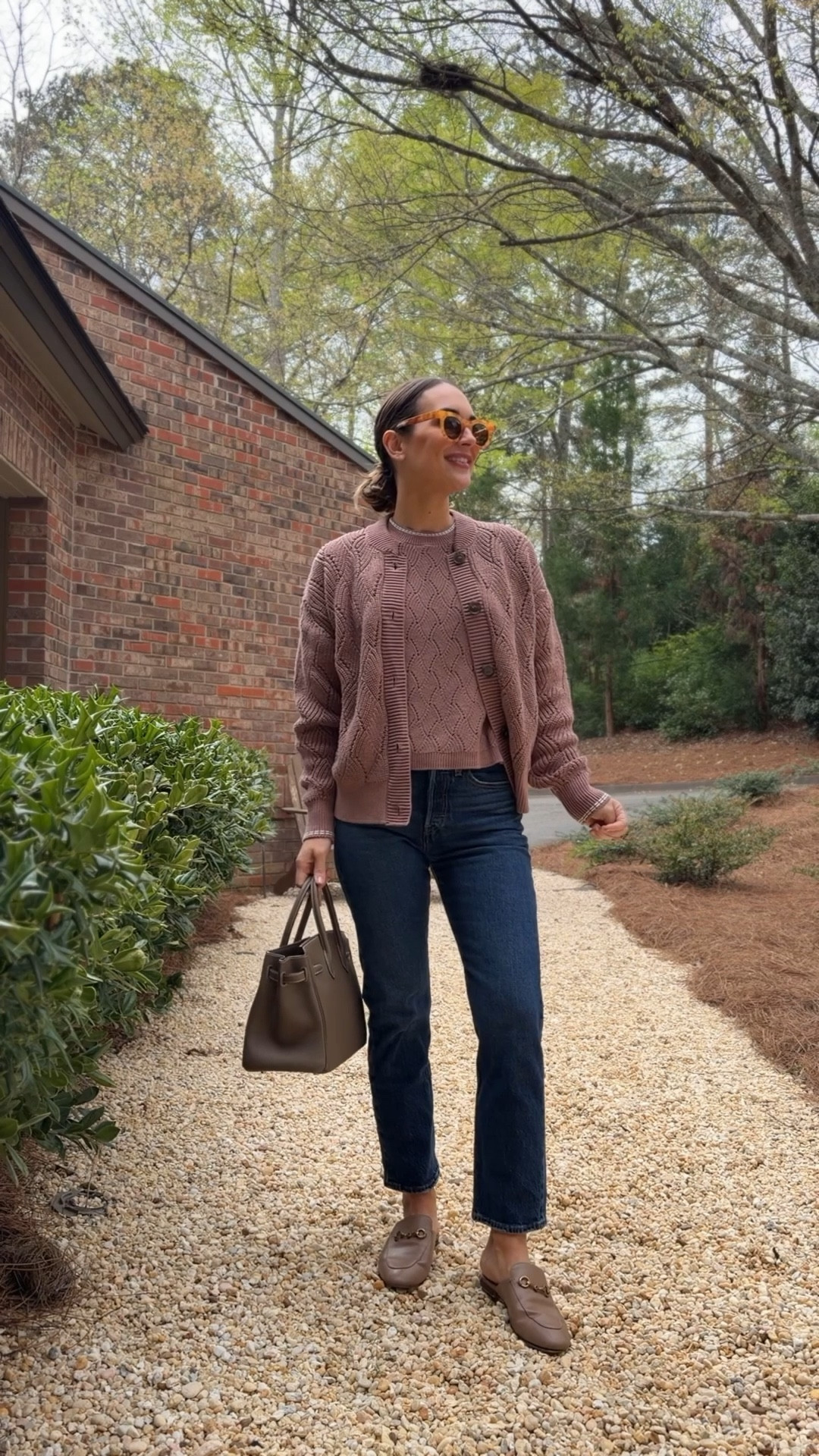 Seriously loving this chunky knit cardigan and sweater -

#LTKmomlife