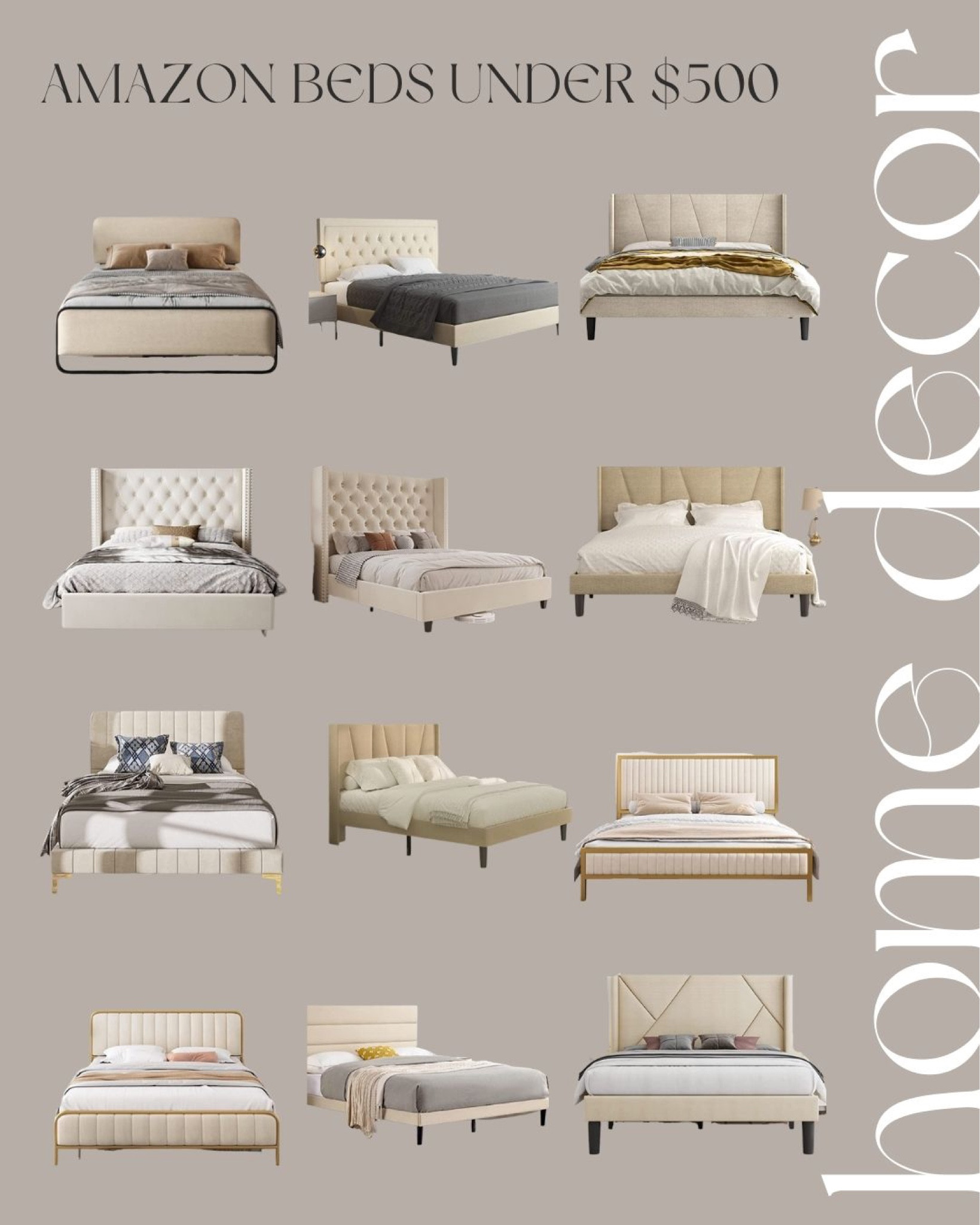 Amazon King size beds under $500✨

#amazonfurniture #amazonbeds #dealbeds #modernbeds #modernbedroom


#LTKSale #LTKhome