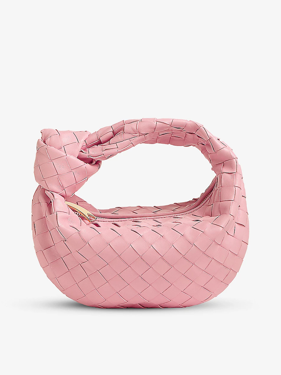Mini Jodie Intrecciato leather top-handle bag | Selfridges