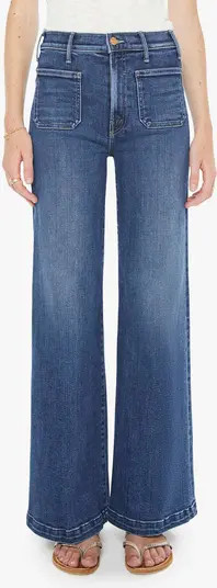 MOTHER Hustler Roller Patch Flare Leg Jeans | Nordstrom | Nordstrom