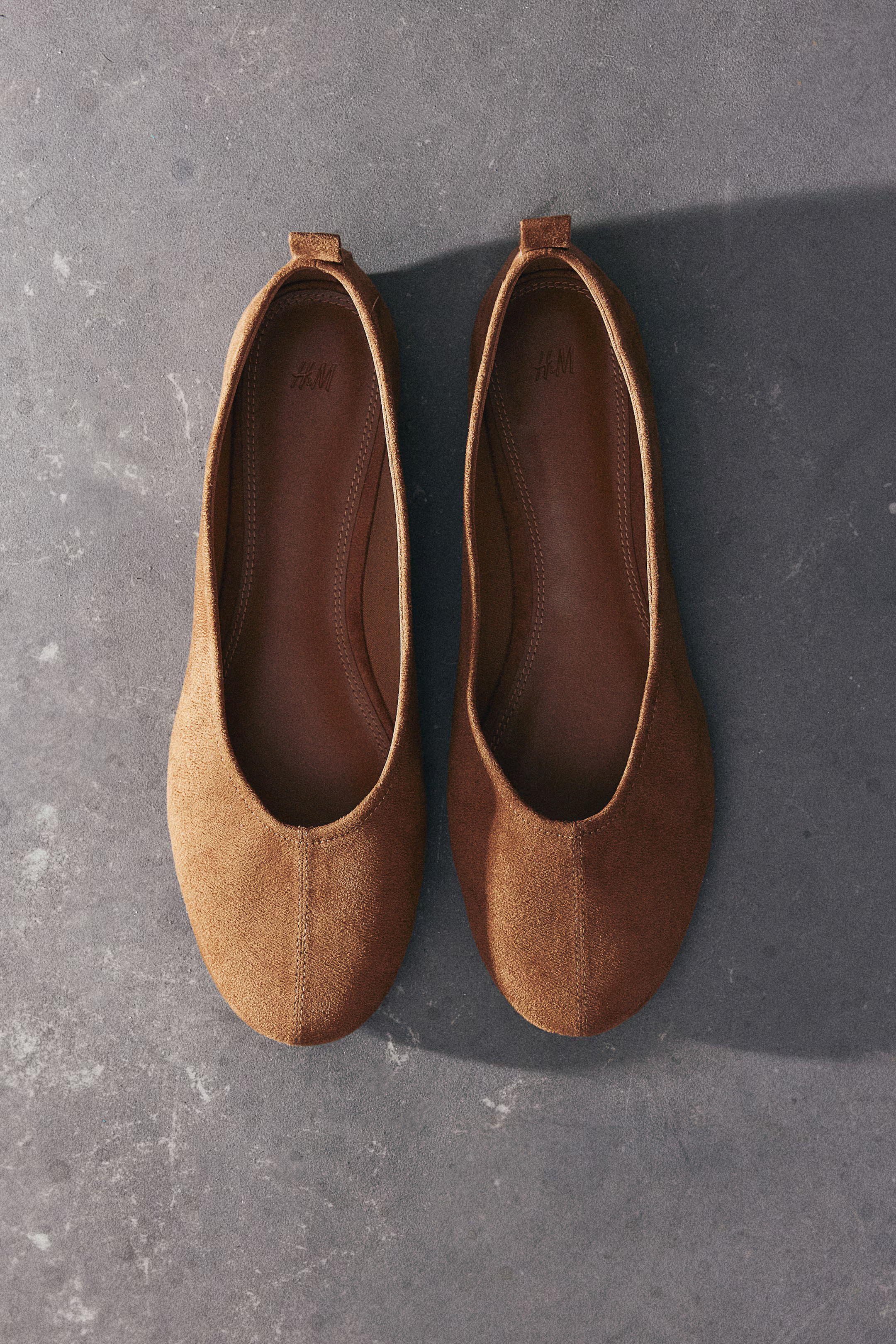 Ballerinas - Dunkelbeige - Ladies | H&M AT | H&M (DE, AT, CH, NL, FI)