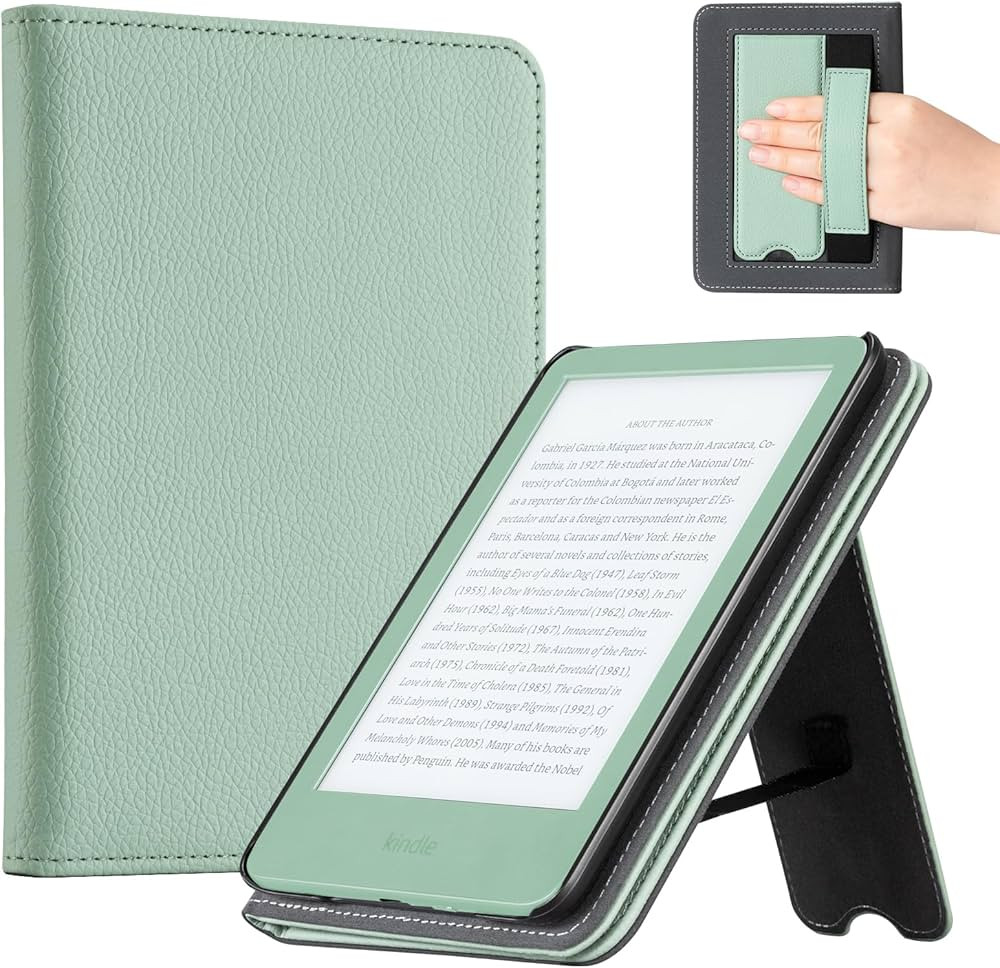 CoBak Case with Stand for for 6" Kindle (2024 & 2022, 11th Gen) – PU Leather Smart Cover with A... | Amazon (US)