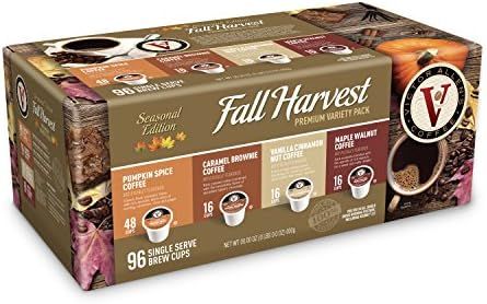 Victor Allen Coffee Fall Harvest Variety Pack Single Serve 96 Count (Compatible with 2.0 Keurig B... | Amazon (US)
