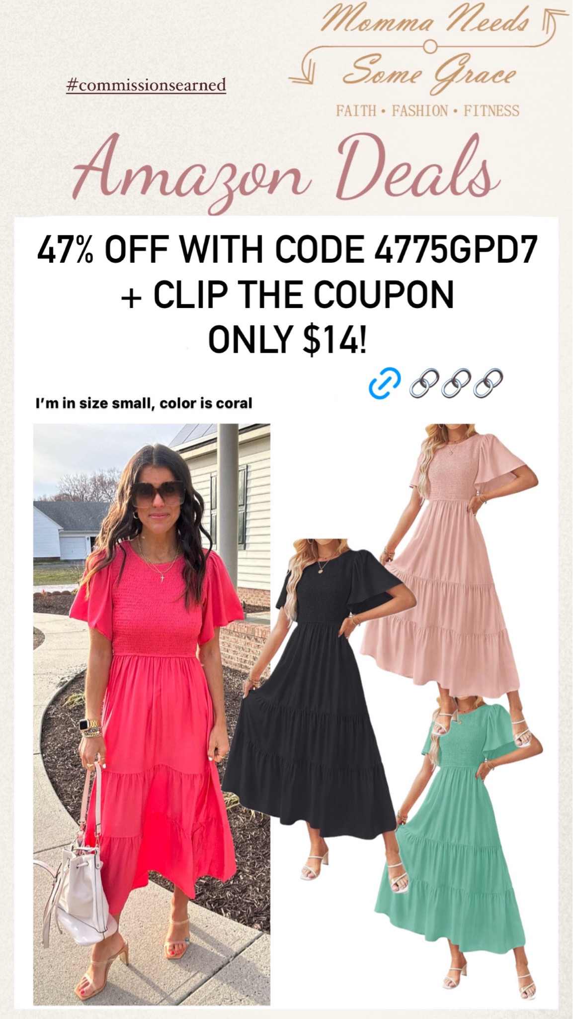 Promo on this dress ends 7/22, I’m wearing a size small!

#LTKSeasonal #LTKSaleAlert #LTKFindsUnder50
