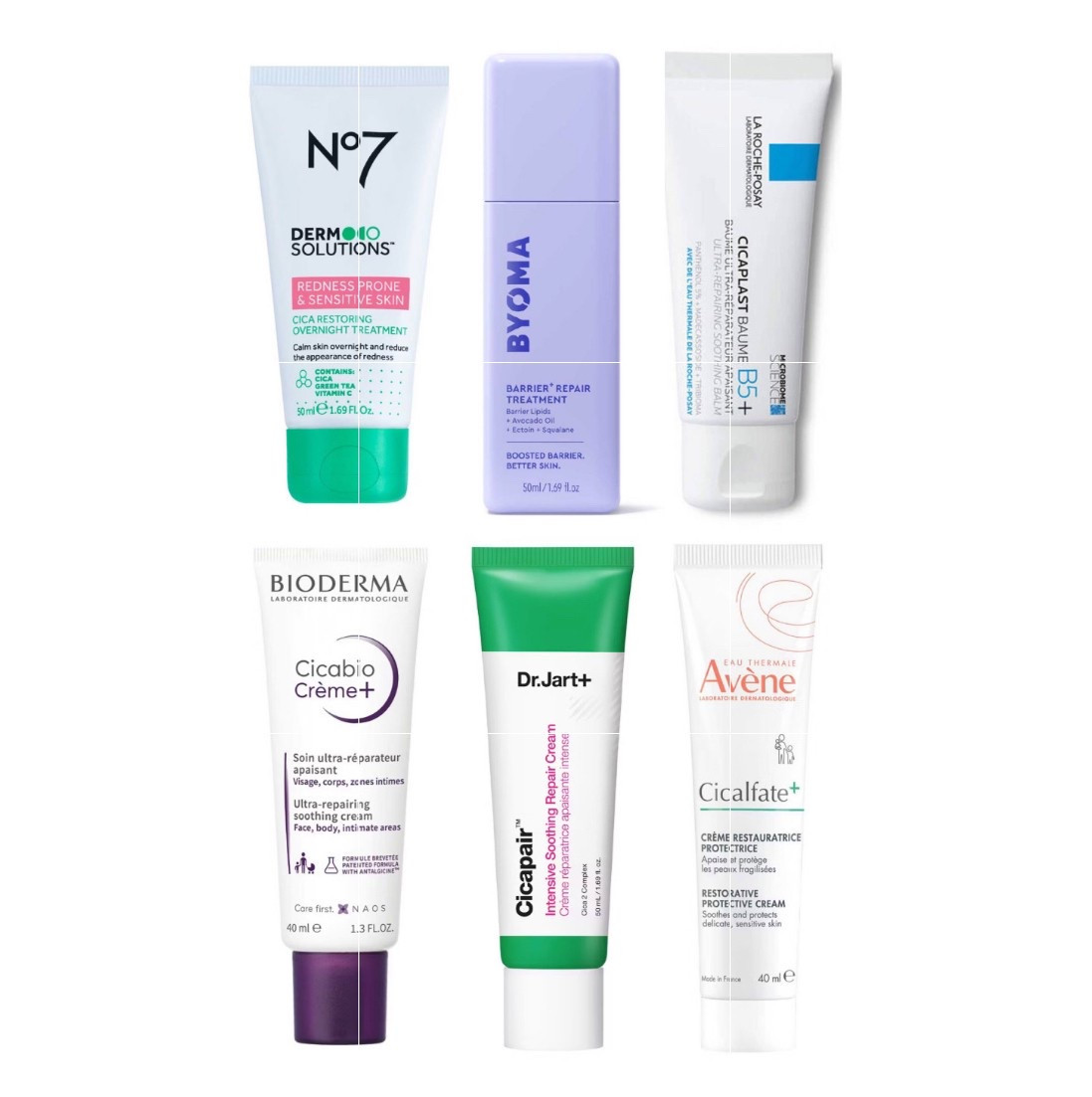 Barrier repairing creams to layer on top of or instead of your regular moisturiser. Absolutely love all of these but my all time favourite has to the Bioderma one. 💜