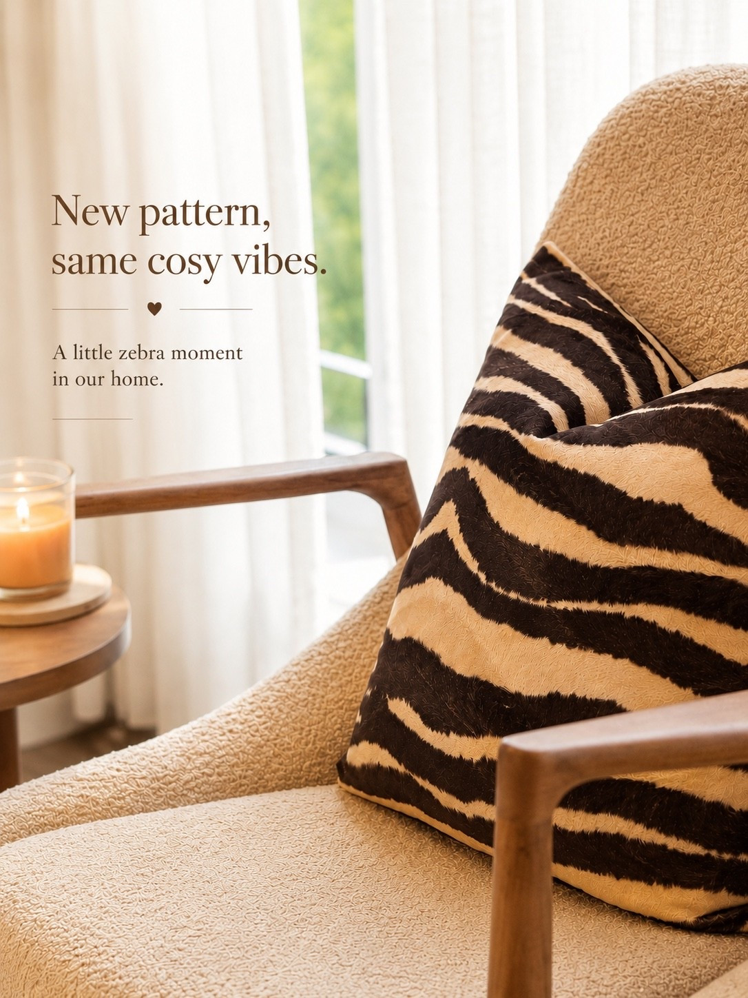Zebra print Pillow cover

#LTKcanada #LTKstyletip #LTKhome