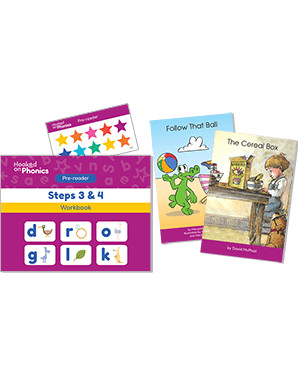 Pre Reader Steps 3 & 4 | Hooked on Phonics