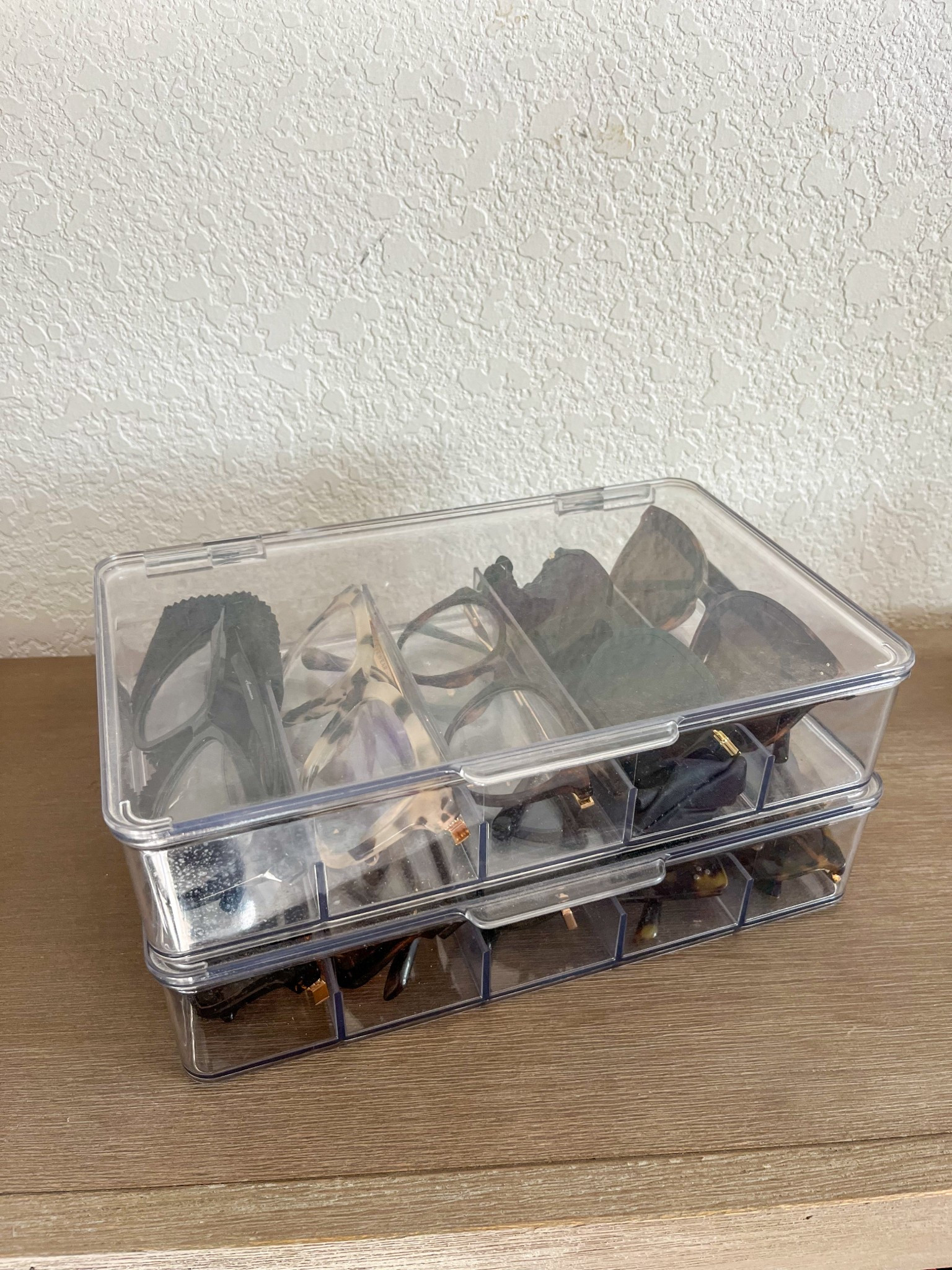 Display case for sunglasses // on sale for prime day! Keeps them clean and organized. 

Amazon prime, Amazon prime day, Amazon deals, prime day, home finds, sunglasses, home organization, Amazon home 

#LTKFindsUnder50 #LTKHome #LTKSaleAlert