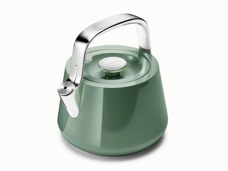 Whistling Tea Kettle | Non-Toxic | Modern & Durable Stainless Steel Design | Caraway | Caraway