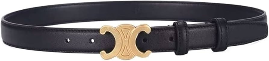 SICCSAEE Ladies Thin Waist Leather, Skinny Casual Jeans Belt Metal Buckle Formal All-match Belt (... | Amazon (UK)