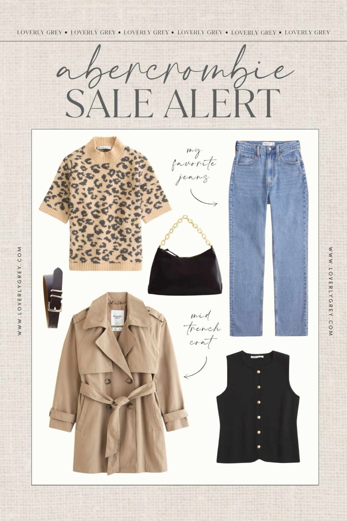 Love the leopard! Use my code AFLOVERLY for 15% off this weekend!

Loverly Grey, Abercrombie finds, leopard print sweater, trench coat, fall looks

#LTKSaleAlert #LTKSeasonal #LTKStyleTip