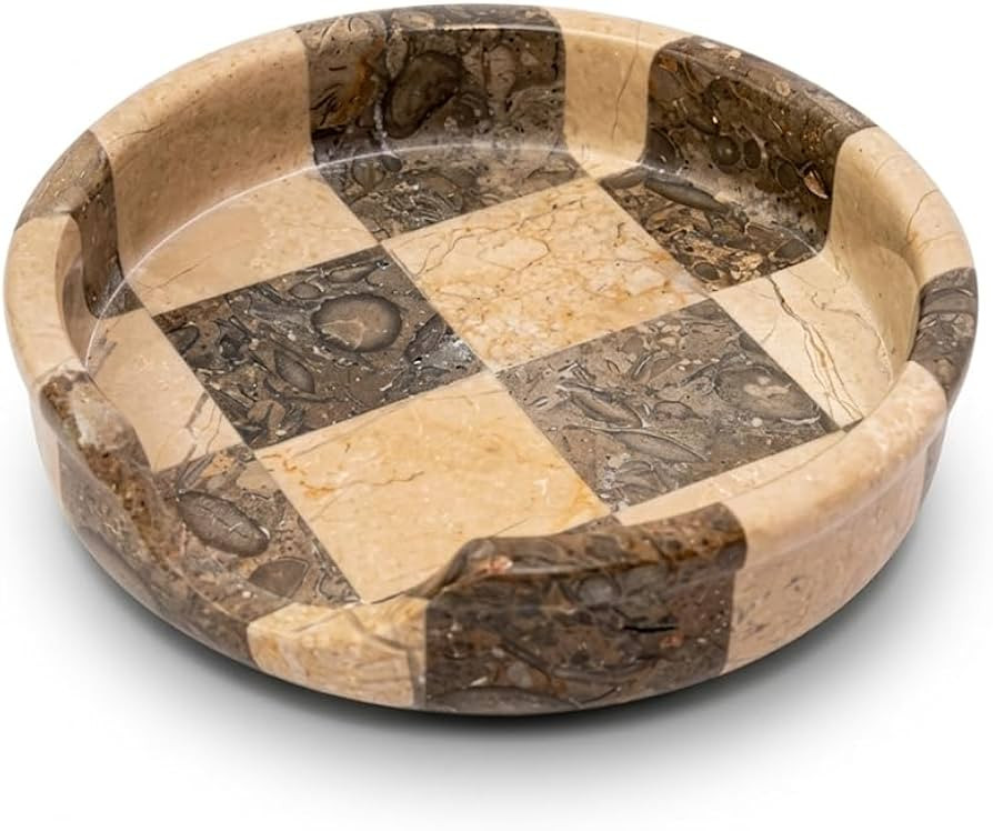 Verona Oceanic Marble Spoon Rest for Stove Top, Checkered Kitchen Utensil Holder, Coffee Bar Acce... | Amazon (US)