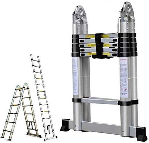 16.5FT Aluminum Telescoping Extension Ladder 330lbs Max Capacity A-Frame Lightweight Portable Mul... | Amazon (US)