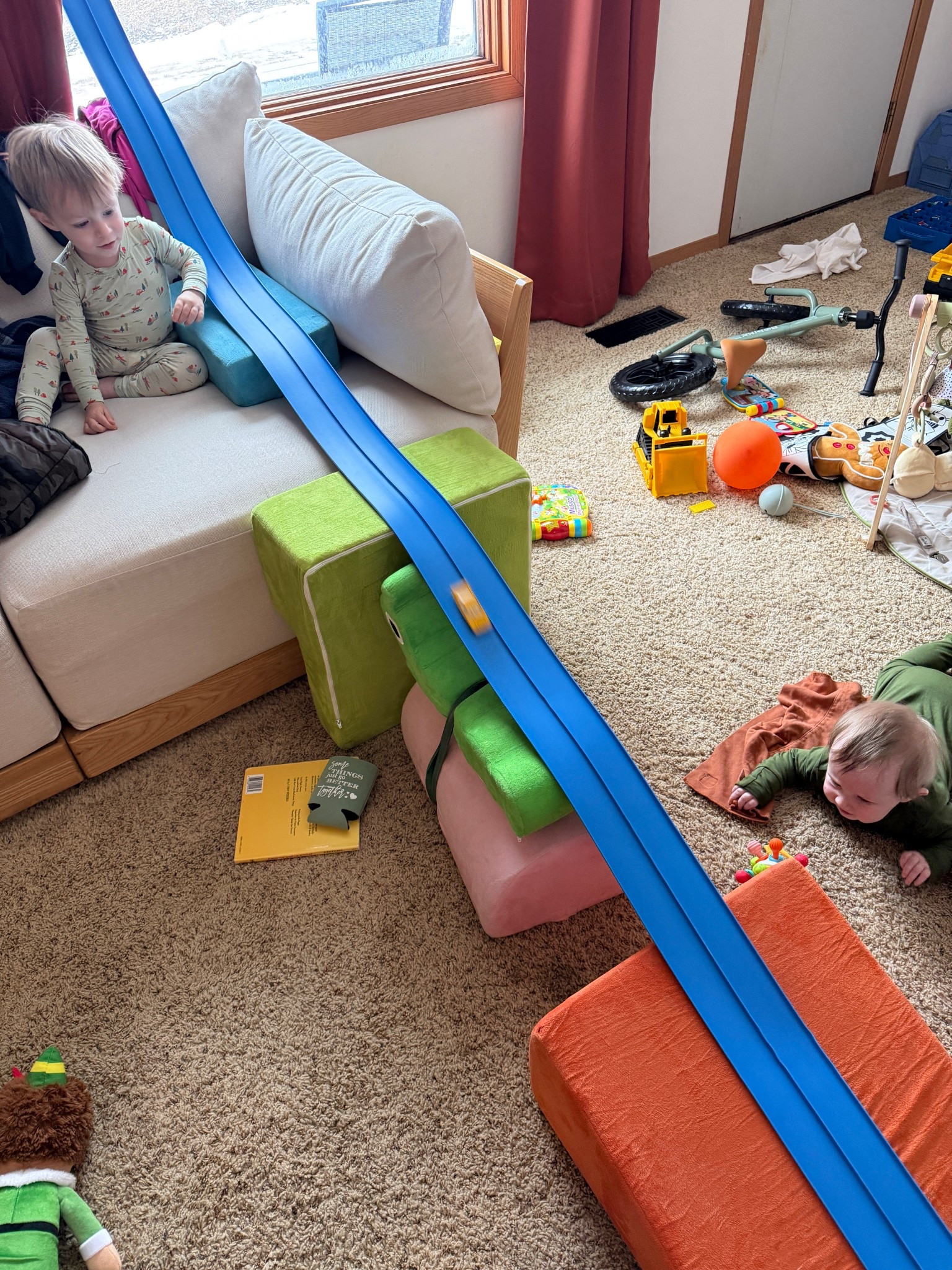 Race car track is a hit. 

#LTKHome #LTKKids