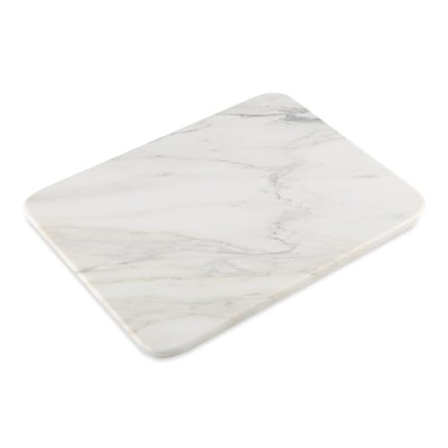 Koville Italian Natural Marble Cutting Board for Kitchen, 16x12inch Large Hand Crafted Marble Slab for Cheese, Charcuterie, Pastry Board - Wedding Gift, House Warming Gift | Amazon (US)
