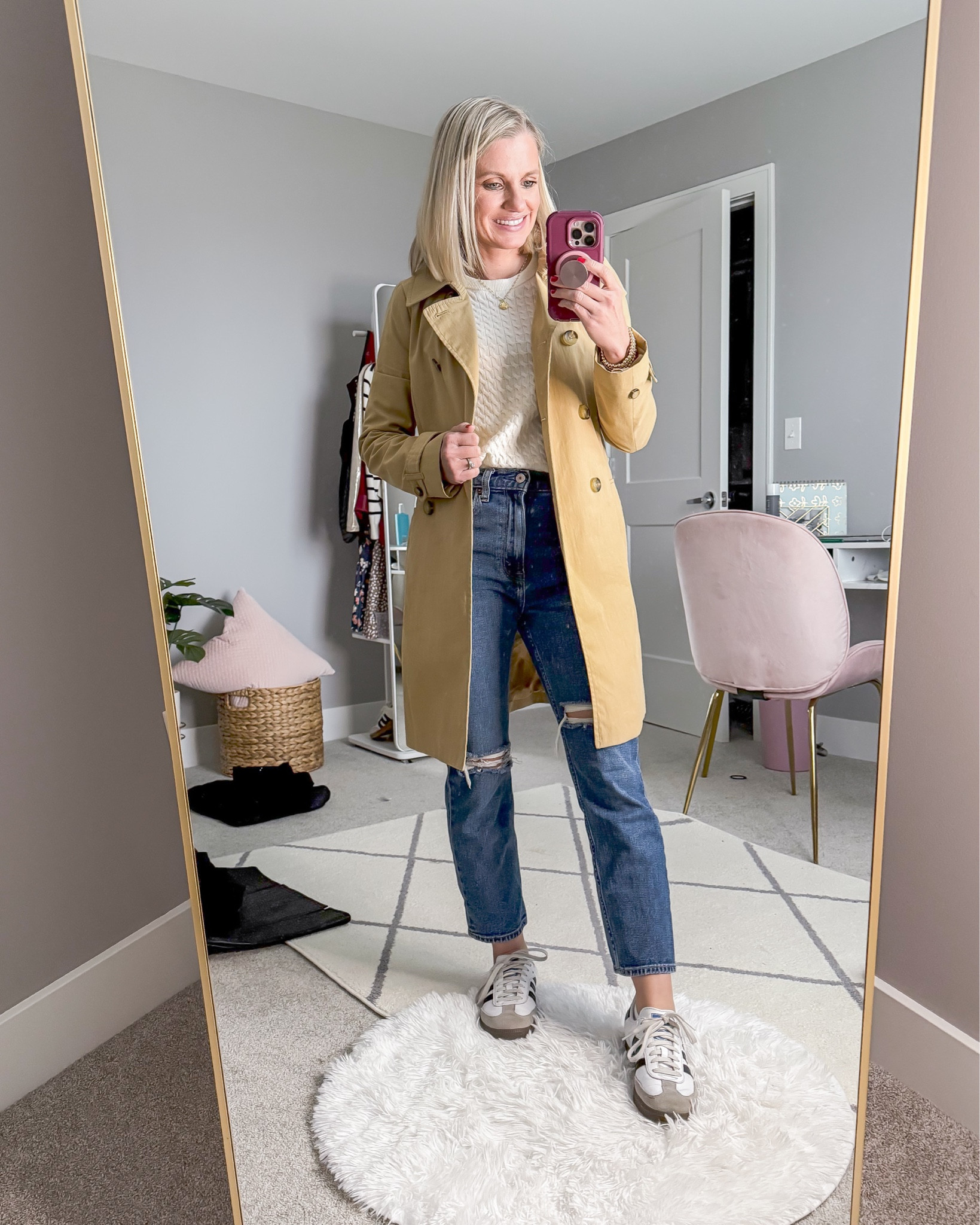 What I wore this weekend! Sweater- small || jeans- 26/short || jacket thrifted, brand J.Creww

#LTKSeasonal #LTKStyleTip #LTKOver40