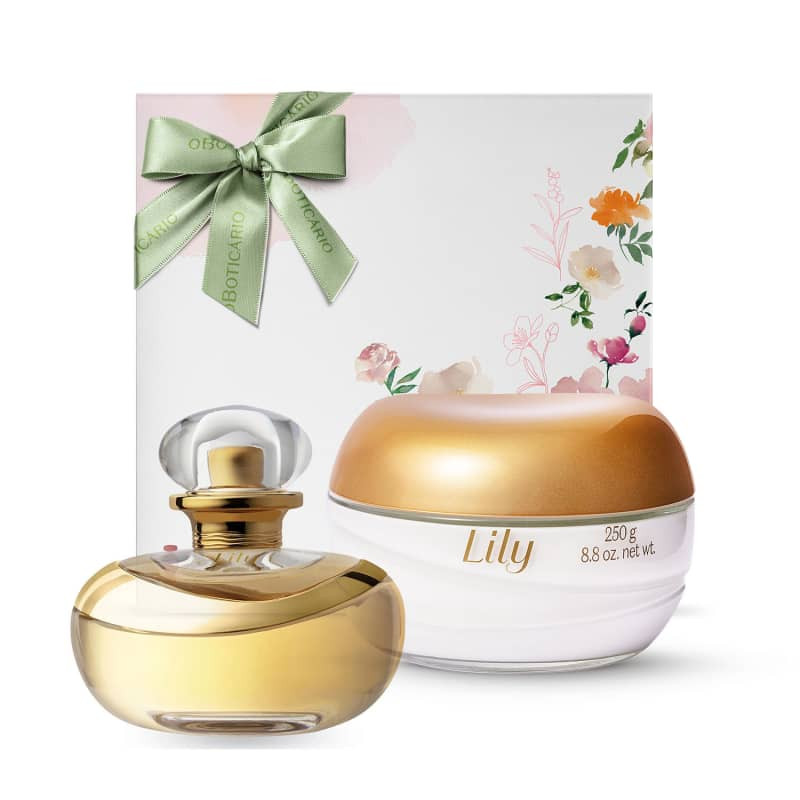 Combo Presente Dia das Mães Lily: Eau De Parfum 75ml+ Creme Desodorante Hidratante Acetinao 250g... | oBoticario (BR)
