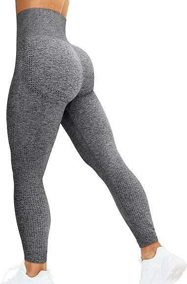 HIGORUN Women Seamless Leggings Smile Contour High Waist Workout Gym Yoga Pants | Amazon (US)