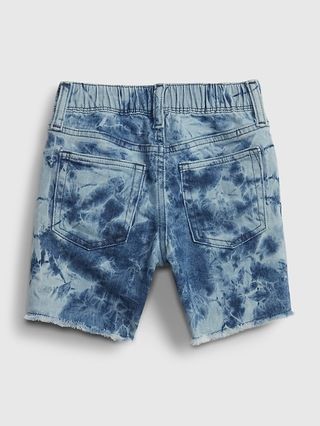 Toddler Pull-On Tie-Dye Denim Shorts with Washwell ™ | Gap (CA)