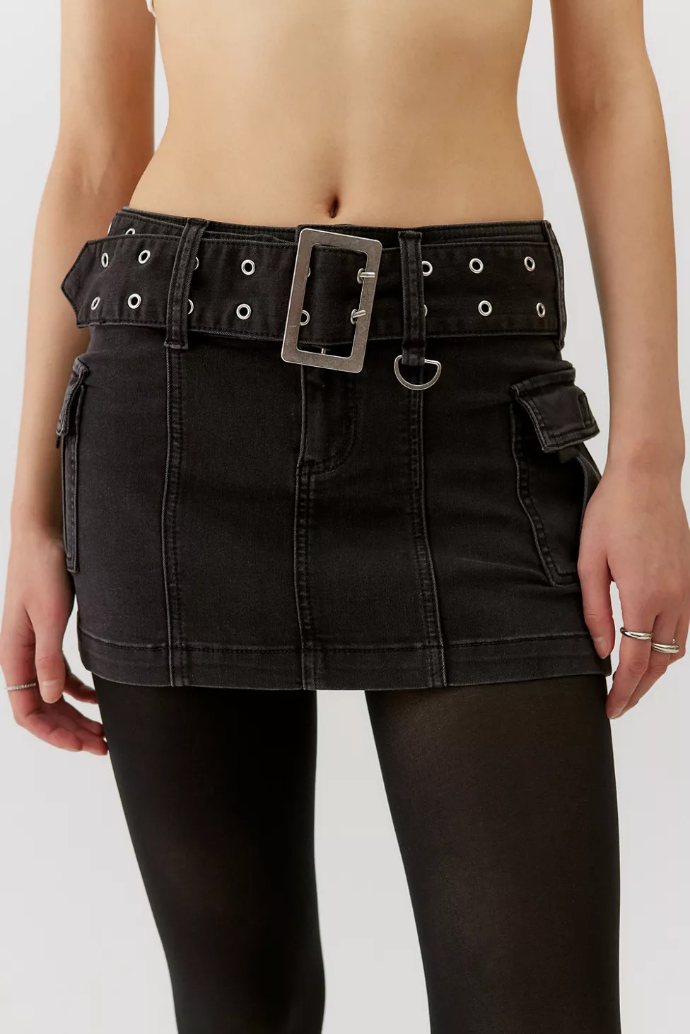 UO Joan Belted Micro Mini Skirt | Urban Outfitters (US and RoW)