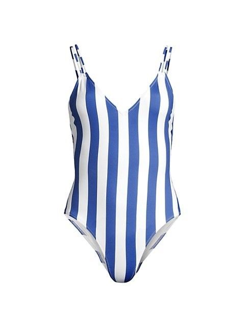 The Lynn Striped One-Piece Swimsuit - Patriotic Swimsuit - July4th Swimsuit | Saks Fifth Avenue