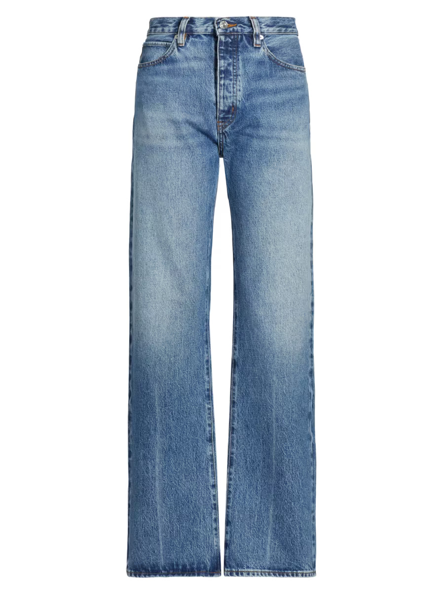 Frame The Vertical Straight Jeans | Saks Fifth Avenue | Saks Fifth Avenue