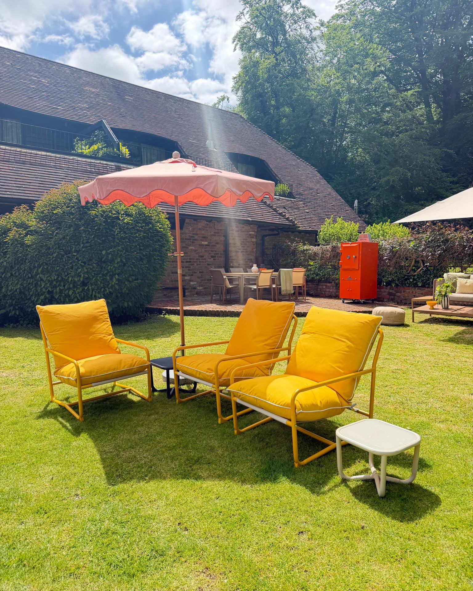 I LOVE these Marcy Sling garden chairs so much! Sooo comfy and looks so nice and vibrant in the garden! We were told that these chairs are their bestsellers and sell like hot cakes and I get it having spent time on them 😂 They come in 3 vibrant colours and my fav is the orange and yellow! AD @johnlewis

#LTKuk #LTKsummer #LTKhome