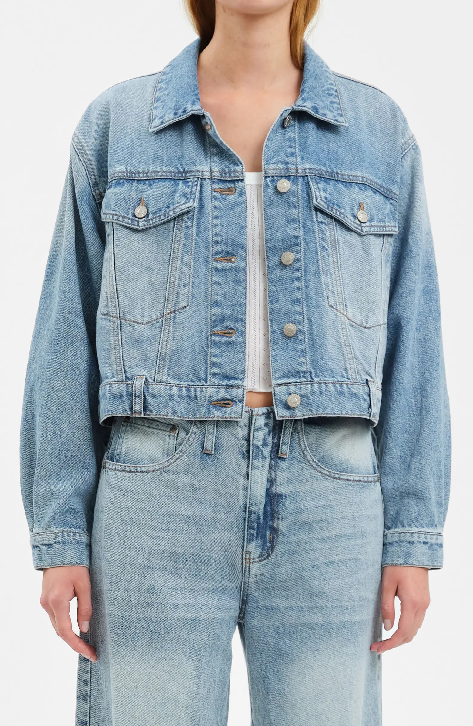Bestie Crop Denim Jacket | Nordstrom