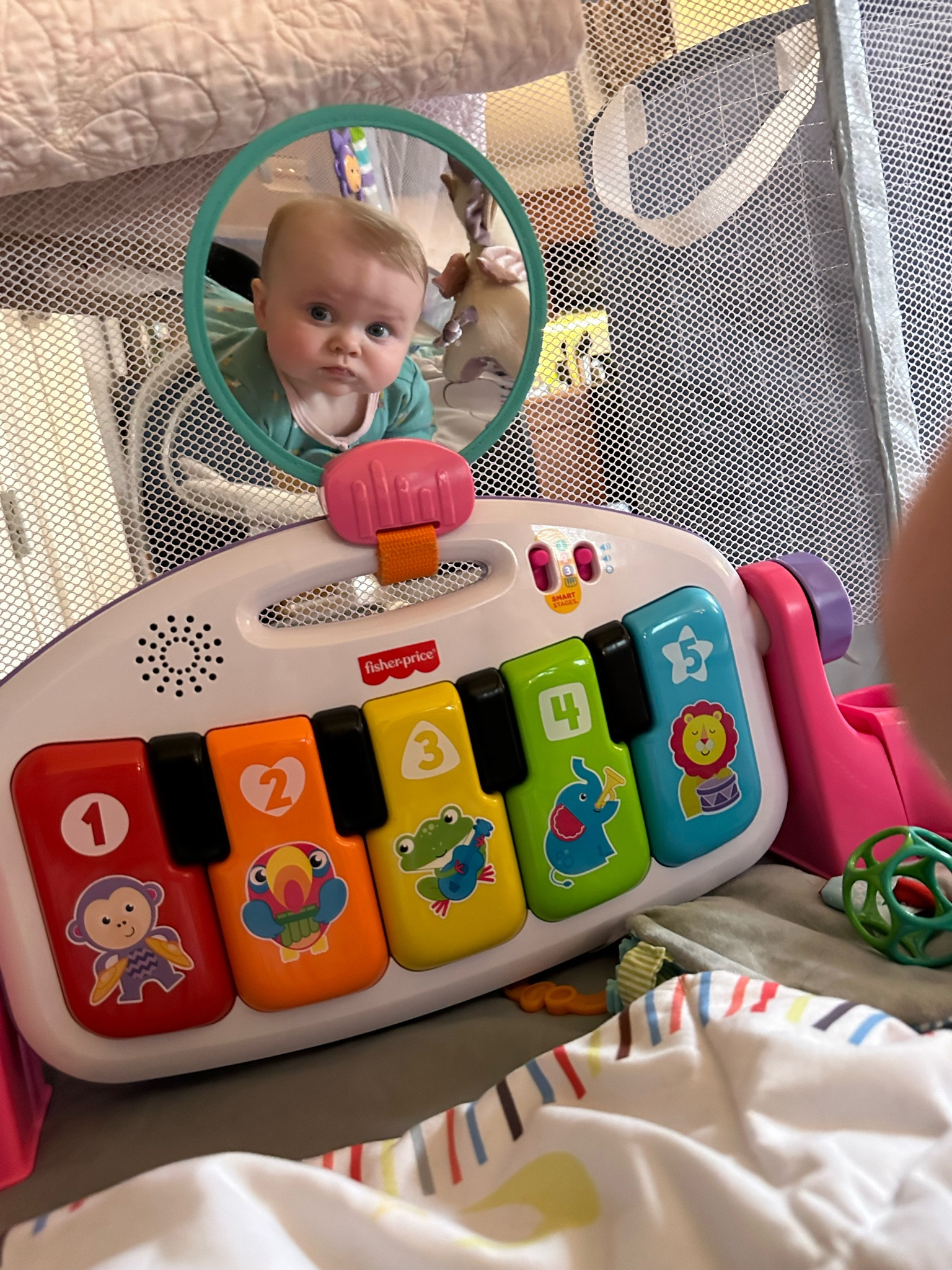 Her favorite toy ever! This has been her fav since she was 2 months old! Still going strong at 5 months!

Baby, baby girl, toy, kick and play, piano, Fisher Price, the animal fair

#LTKfamily #LTKbaby #LTKkids