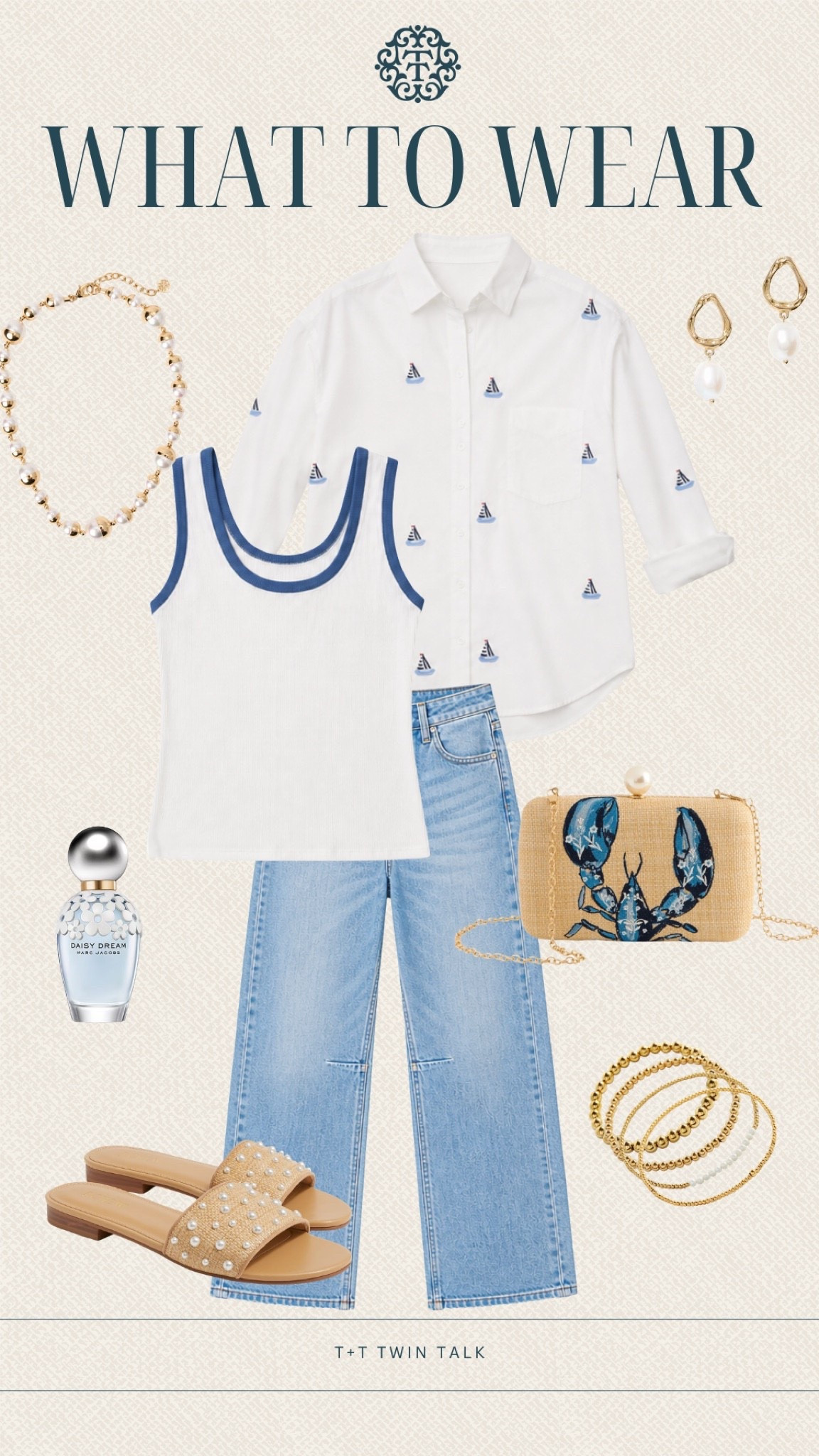 An easy coastal-inspired look we love for spring and summer days! s

#LTKdayinmylife #LTKSeasonal #LTKOver40